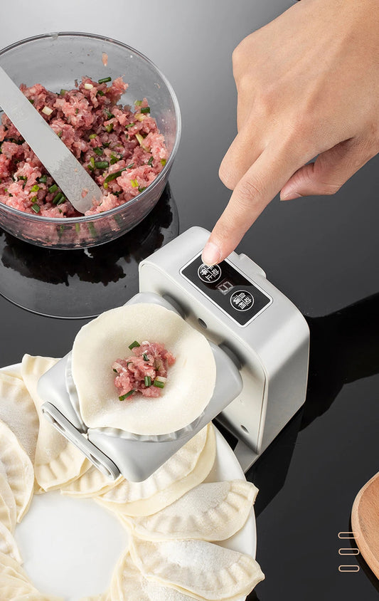 Electric Dumpling Maker Machine - Dumpling Skin Press and Manual Ravioli Mold Tool for Kitchen Accessories