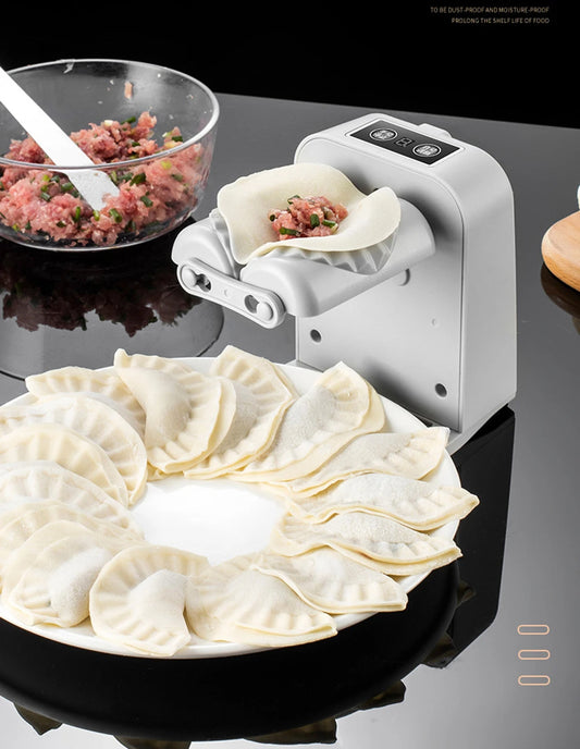Electric Dumpling Maker Machine - Dumpling Skin Press and Manual Ravioli Mold Tool for Kitchen Accessories