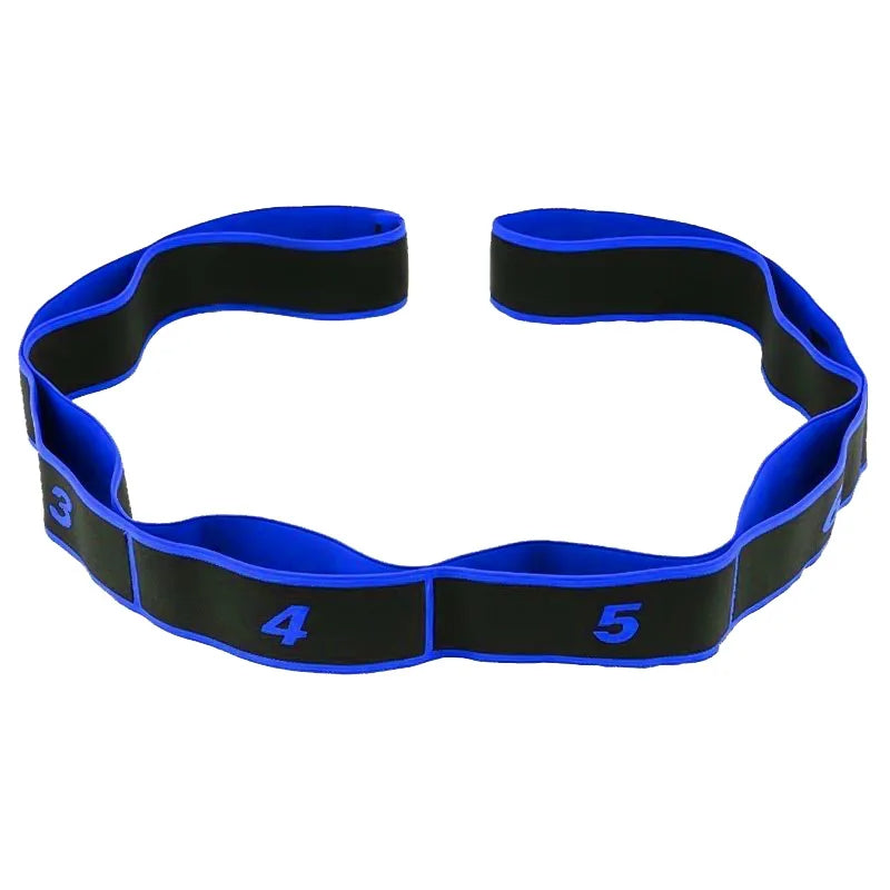Elastic Yoga Pull Strap - Polyester Latex Resistance Band Loop for Pilates, Fitness, and Exercise Training