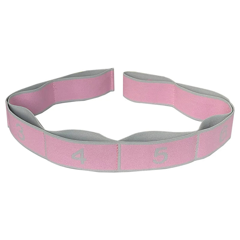 Elastic Yoga Pull Strap - Polyester Latex Resistance Band Loop for Pilates, Fitness, and Exercise Training