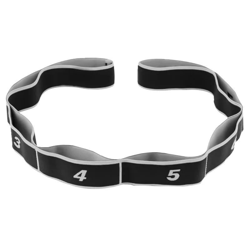 Elastic Yoga Pull Strap - Polyester Latex Resistance Band Loop for Pilates, Fitness, and Exercise Training