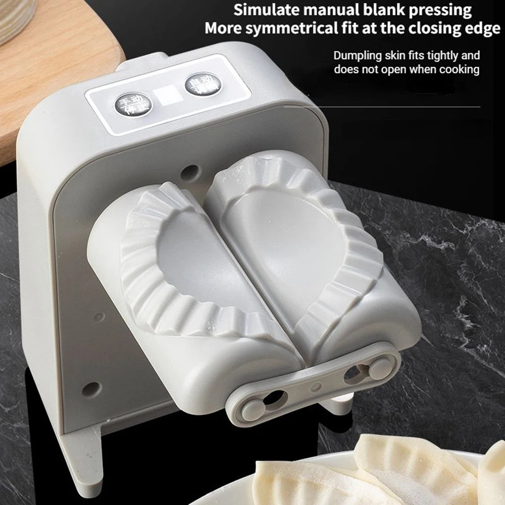 Electric Dumpling Maker Machine - Dumpling Skin Press and Manual Ravioli Mold Tool for Kitchen Accessories