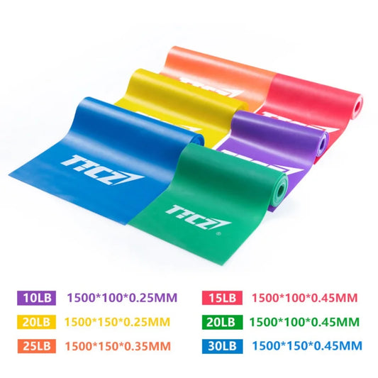 1PC Fitness Exercise Resistance Bands Rubber Yoga Elastic Band Gym Resistance Bands
