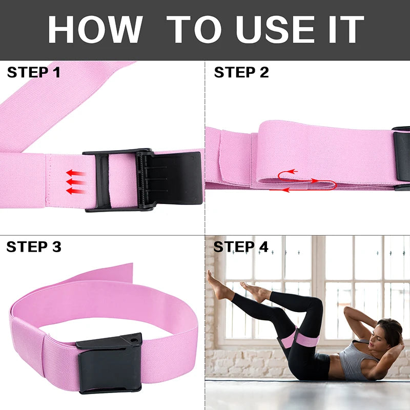 BFR Bands - Blood Flow Restriction Resistance Straps for Thigh, Glute, and Hip Building Workouts
