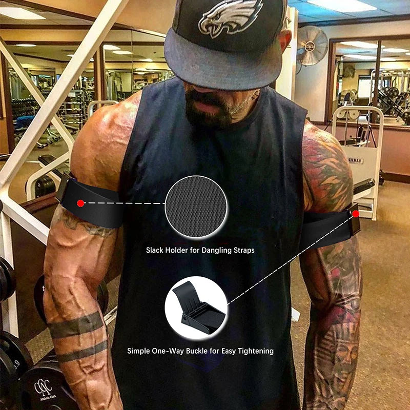 BFR Bands - Blood Flow Restriction Resistance Straps for Thigh, Glute, and Hip Building Workouts