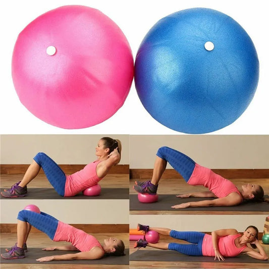15-22cm Yoga and Pilates Ball - Fitness Gym Core Exercise Ball for Balance, Indoor Training, and Gymnastics Workouts