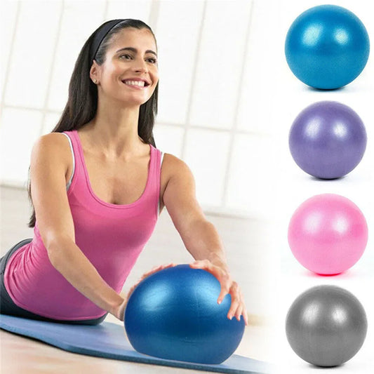 15-22cm Yoga and Pilates Ball - Fitness Gym Core Exercise Ball for Balance, Indoor Training, and Gymnastics Workouts