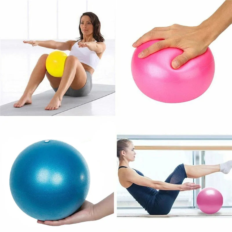 15-22cm Yoga and Pilates Ball - Fitness Gym Core Exercise Ball for Balance, Indoor Training, and Gymnastics Workouts