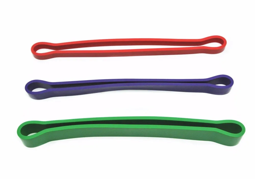 Fitness Resistance Loop Bands Set - 3 Levels of Thick Heavy Power Bands for CrossFit, Athletic Training, and Workout Exercises