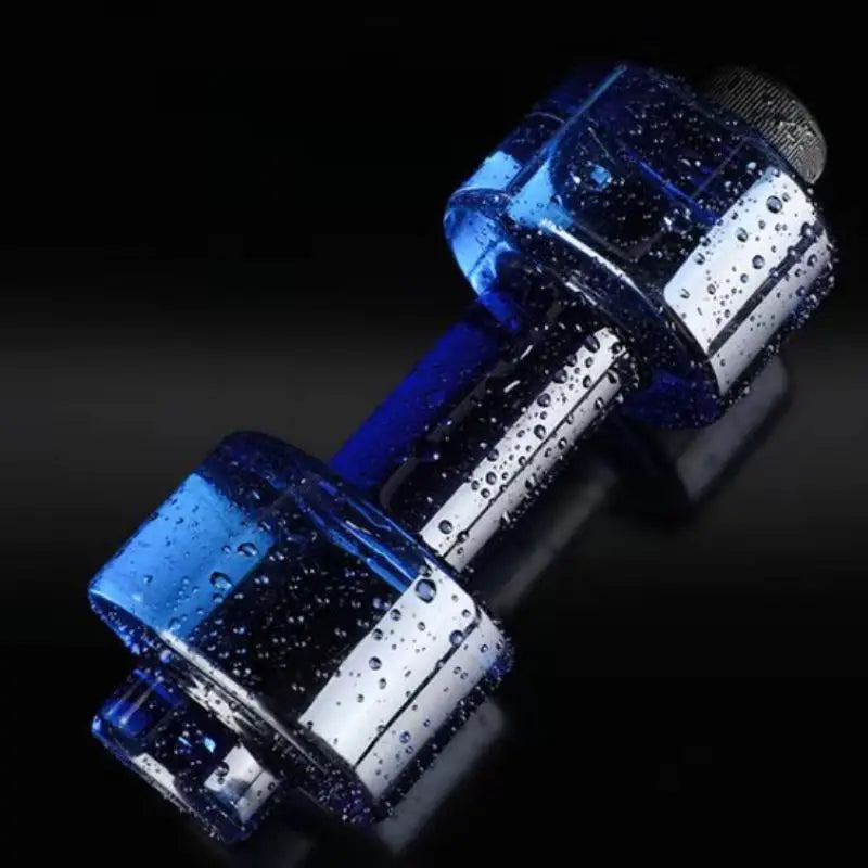 Adjustable Portable Water-Filled Dumbbell Water Bottle Fitness Dual-Use