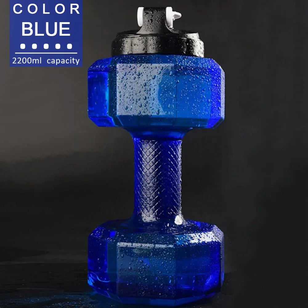 Adjustable Portable Water-Filled Dumbbell Water Bottle Fitness Dual-Use