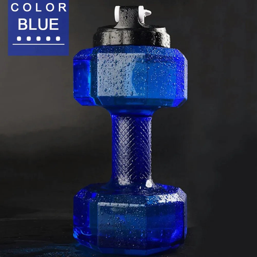 Adjustable Portable Water-Filled Dumbbell Water Bottle Fitness Dual-Use