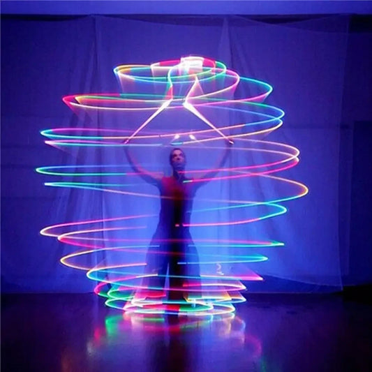 LED POI Ball - Luminous Belly Dance Prop, Yoga Exercise Accessory, and Stage Performance Tool