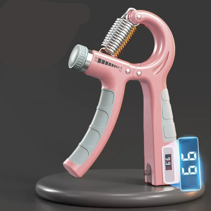 5-60kg Adjustable Hand Grip Strengthener Hand Grip Trainer With Counter Wrist Forearm And Hand Exerciser For Muscle Building