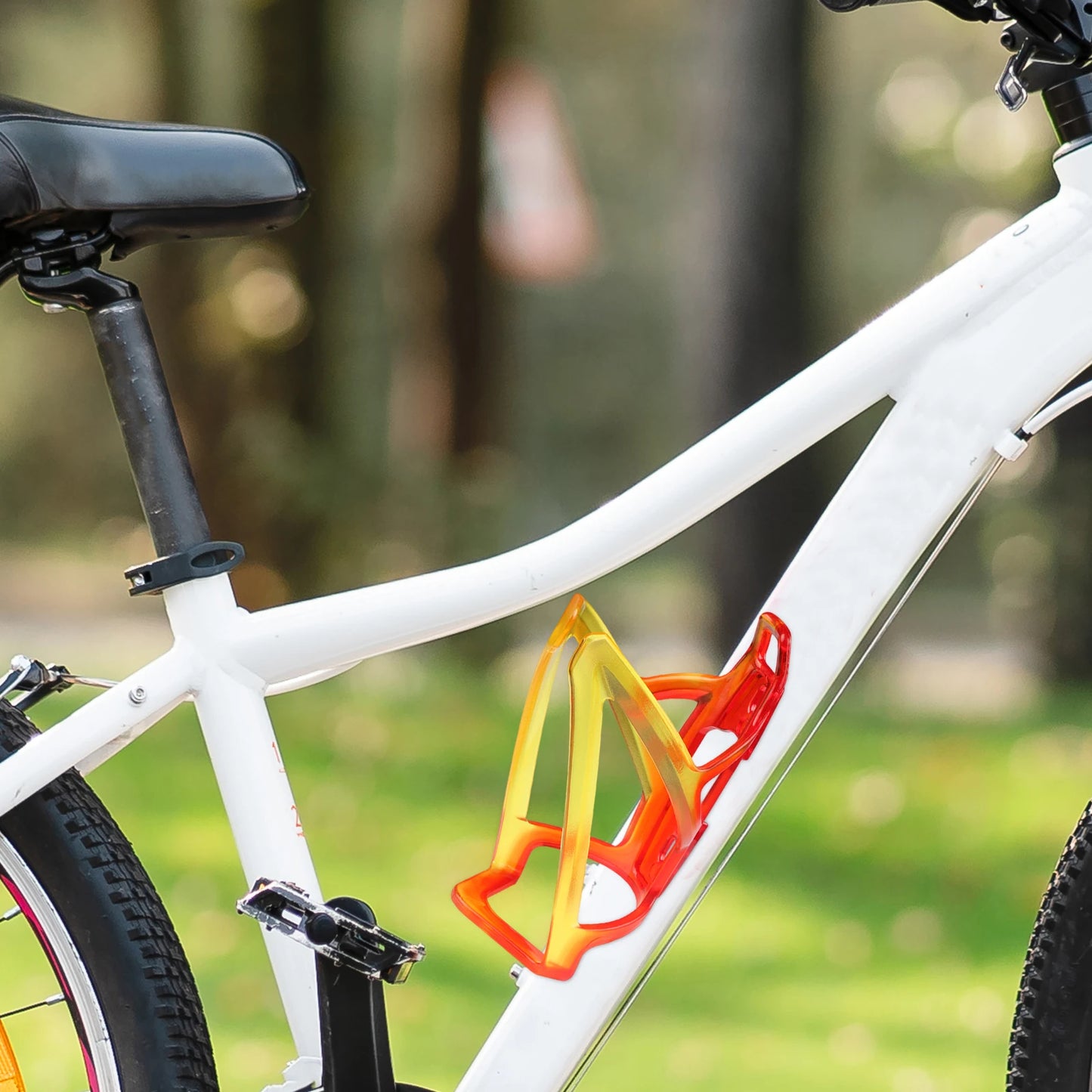 Ultralight PC Bike Water Bottle Holder with Screws - Durable Drink Rack Carrier for Road Bike Riding Accessories