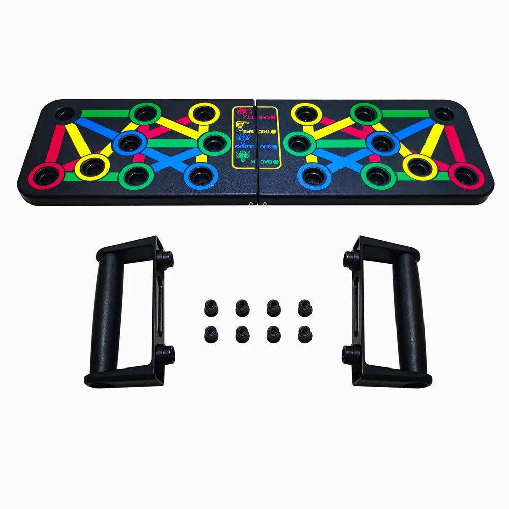 14 in 1 Push-Up Board Fitness Gym Equipment for Abdominal Muscle Building Exercise