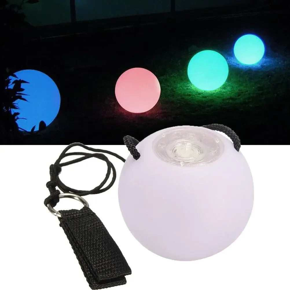 LED POI Ball - Luminous Belly Dance Prop, Yoga Exercise Accessory, and Stage Performance Tool