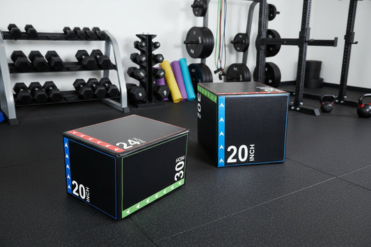 Heavy-Duty 3-in-1 Plyometric Jump Box – Anti-Slip Fitness Platform for Jumping, Lunges, Dips, and Skipping Workouts