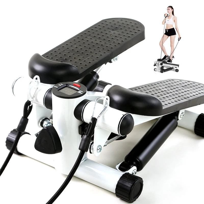 Foldable Bicycle Pedal Stepper - Mini Fitness Machine for Slimming, Treadmill Workouts, Step Aerobics, and Home Gym Exercise Equipment