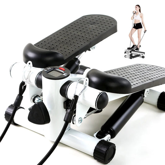 Foldable Bicycle Pedal Stepper - Mini Fitness Machine for Slimming, Treadmill Workouts, Step Aerobics, and Home Gym Exercise Equipment
