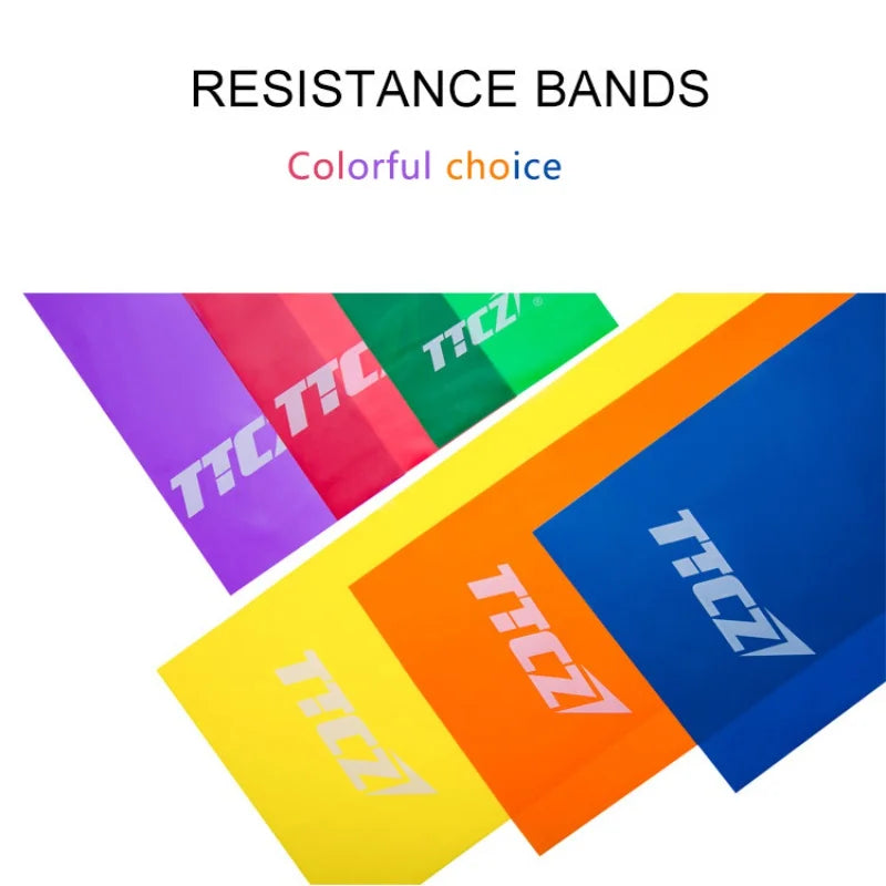 1PC Fitness Exercise Resistance Bands Rubber Yoga Elastic Band Gym Resistance Bands