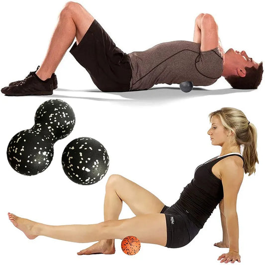 EPP Peanut Massage Ball - Fitness Massager for Back, Neck, and Foot Therapy