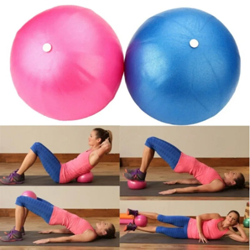 25cm Pilates and Fitness Ball - Gymnastics, Balance, and Core Exercise Ball for Yoga and Indoor Training Equipment