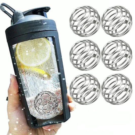 2/5/10PCS Stainless Steel Shaker Balls Whisk Protein Mixing Ball for Fitness Sports Shaker Bottle