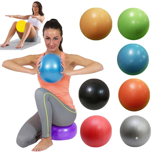 25cm Pilates and Fitness Ball - Gymnastics, Balance, and Core Exercise Ball for Yoga and Indoor Training Equipment