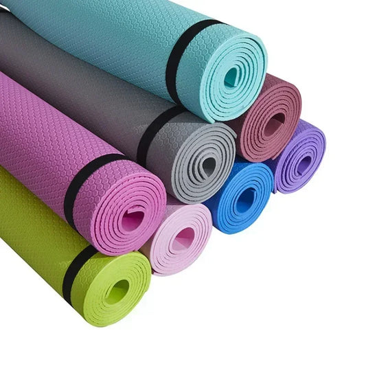 3MM-5MM Thick Anti-Skid Yoga Mat, EVA Comfort Foam, Ideal for Exercise, Yoga, Pilates, and Gymnastics