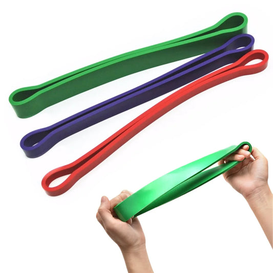 Fitness Resistance Loop Bands Set - 3 Levels of Thick Heavy Power Bands for CrossFit, Athletic Training, and Workout Exercises