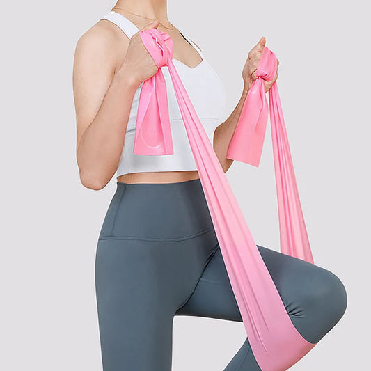 Portable Yoga Elastic Bands - Latex Pilates Strength and Resistance Bands