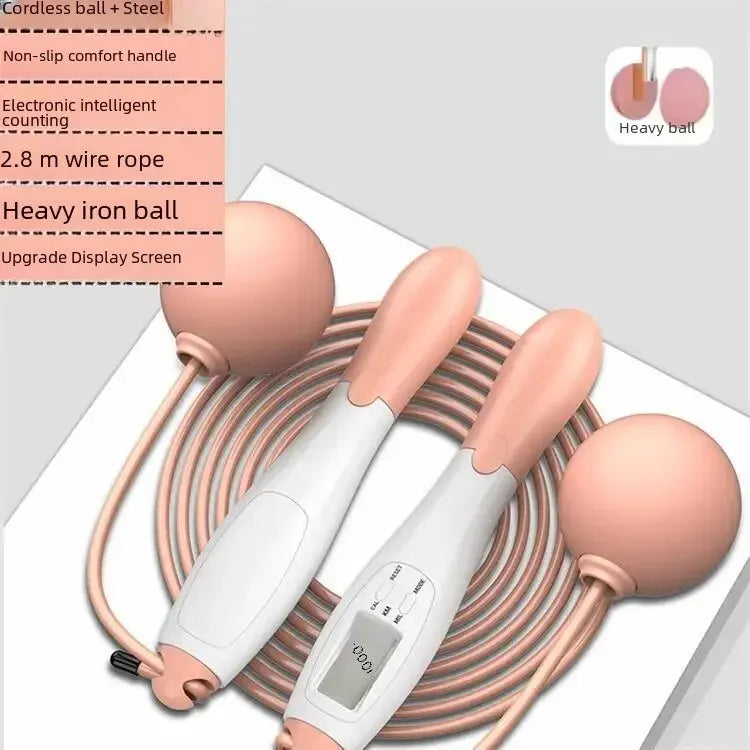 No-rope Large Ball Jump Rope Steel Wire Weighted Counting