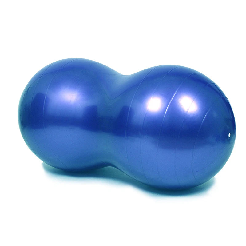 Anti-Burst 90x45cm Peanut Yoga Ball - Fitness Equipment for Home Workouts, Sports, Gym, Yoga, and Pilates Training, Includes Pump