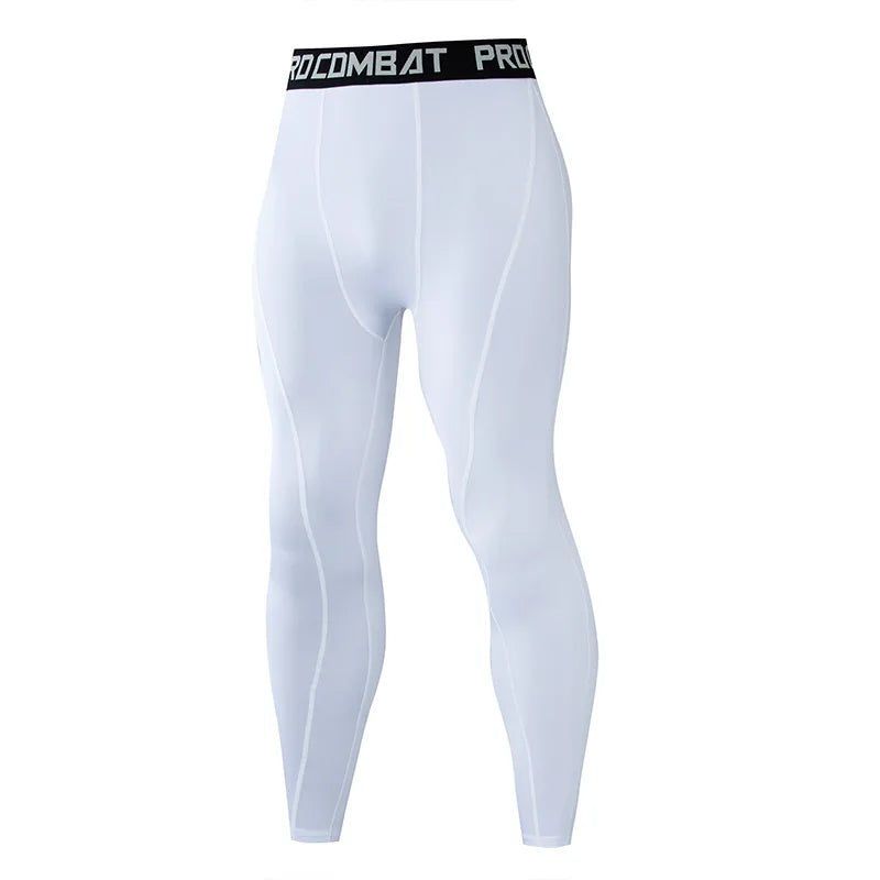 New Compression Pants Leggings Men Running Sport Quick Dry Pants Fitness Training Trousers Male Workout Clothing
