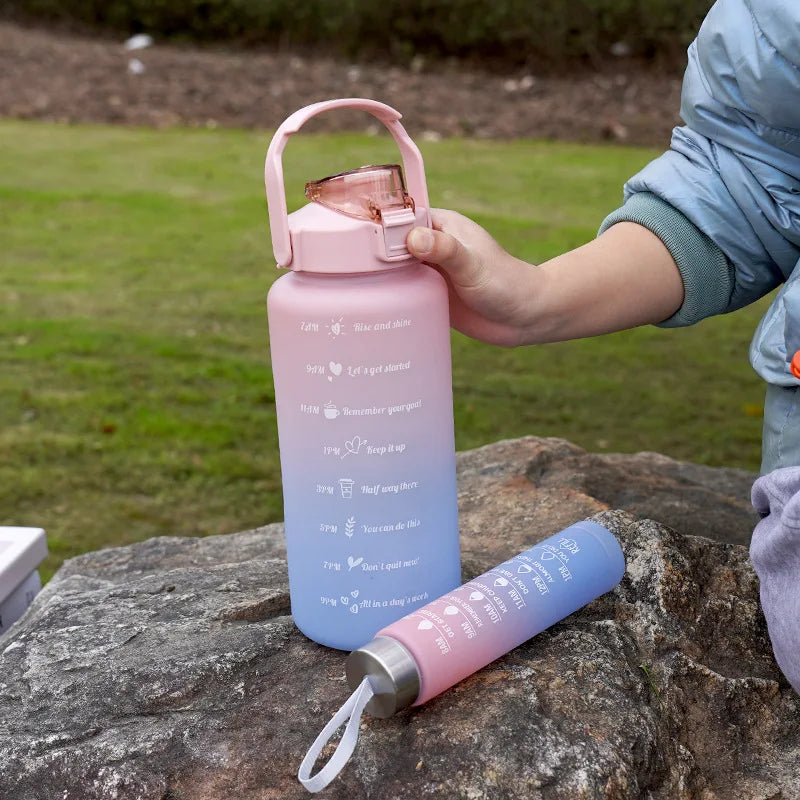 3-Pack Sports Water Bottles - Ideal for Office, School, Gym, Workouts, and Outdoor Use with Large Capacity