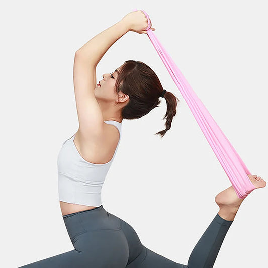 Portable Yoga Elastic Bands - Latex Pilates Strength and Resistance Bands