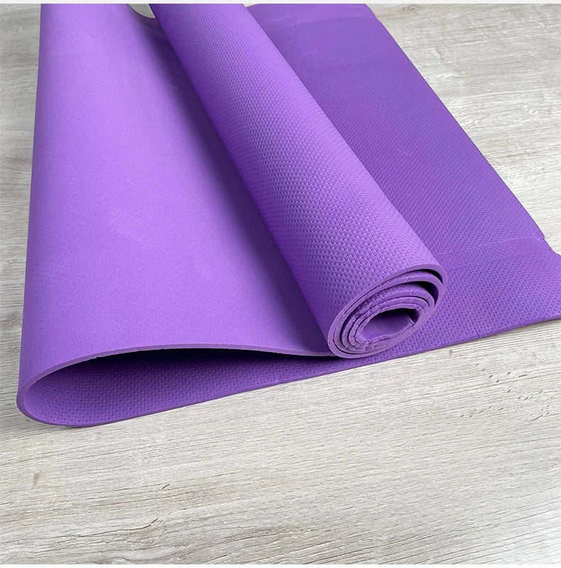 3MM-5MM Thick Anti-Skid Yoga Mat, EVA Comfort Foam, Ideal for Exercise, Yoga, Pilates, and Gymnastics