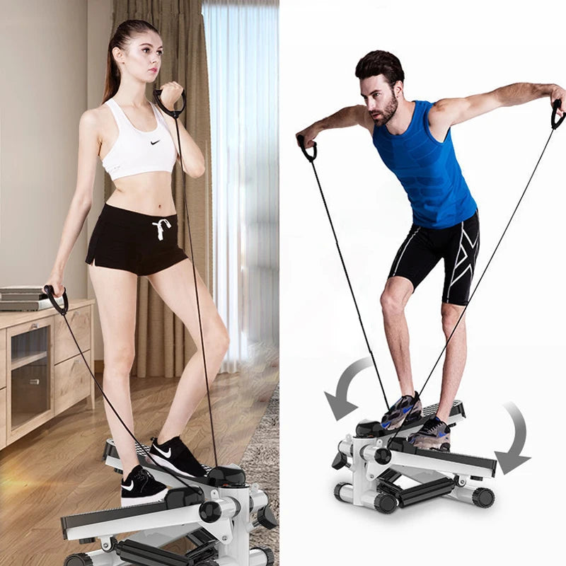 Foldable Bicycle Pedal Stepper - Mini Fitness Machine for Slimming, Treadmill Workouts, Step Aerobics, and Home Gym Exercise Equipment