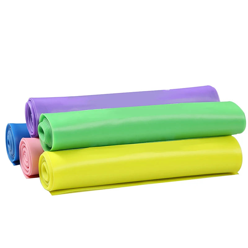 Portable Yoga Elastic Bands - Latex Pilates Strength and Resistance Bands