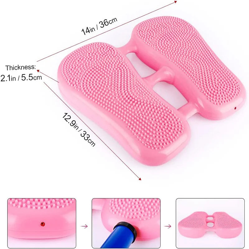 Pneumatic Foot Pedal Exercise Equipment Machine Step Fitness Aerobic Stepper Static Pedals