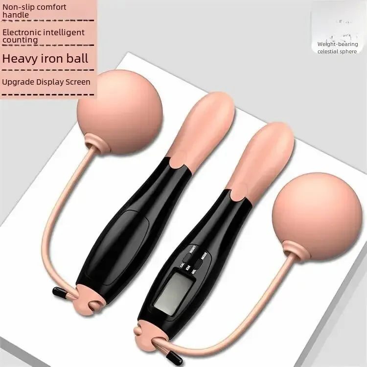 No-rope Large Ball Jump Rope Steel Wire Weighted Counting