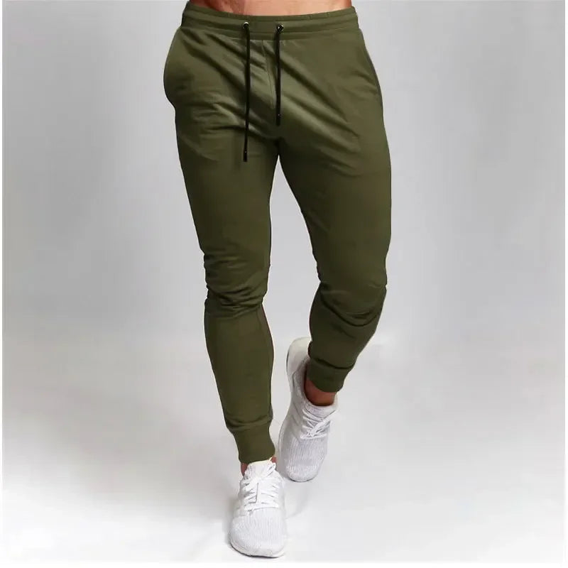 Casual Pants Men's Jogger Sweatpants Elastic Waist Sports Fitness Clothes