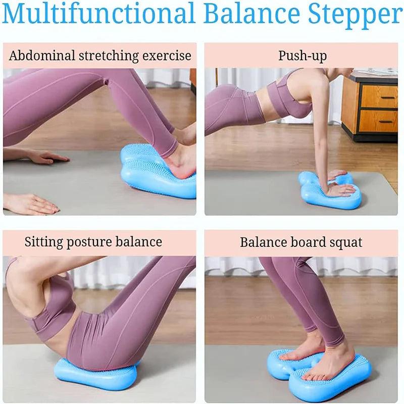 Pneumatic Foot Pedal Exercise Equipment Machine Step Fitness Aerobic Stepper Static Pedals