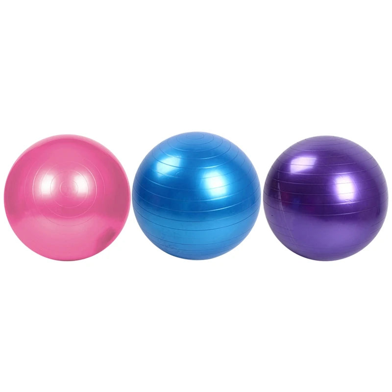 45cm Fitness Exercise Ball - PVC Gym Ball for Yoga Classes, Gym Training, and Physical Therapy
