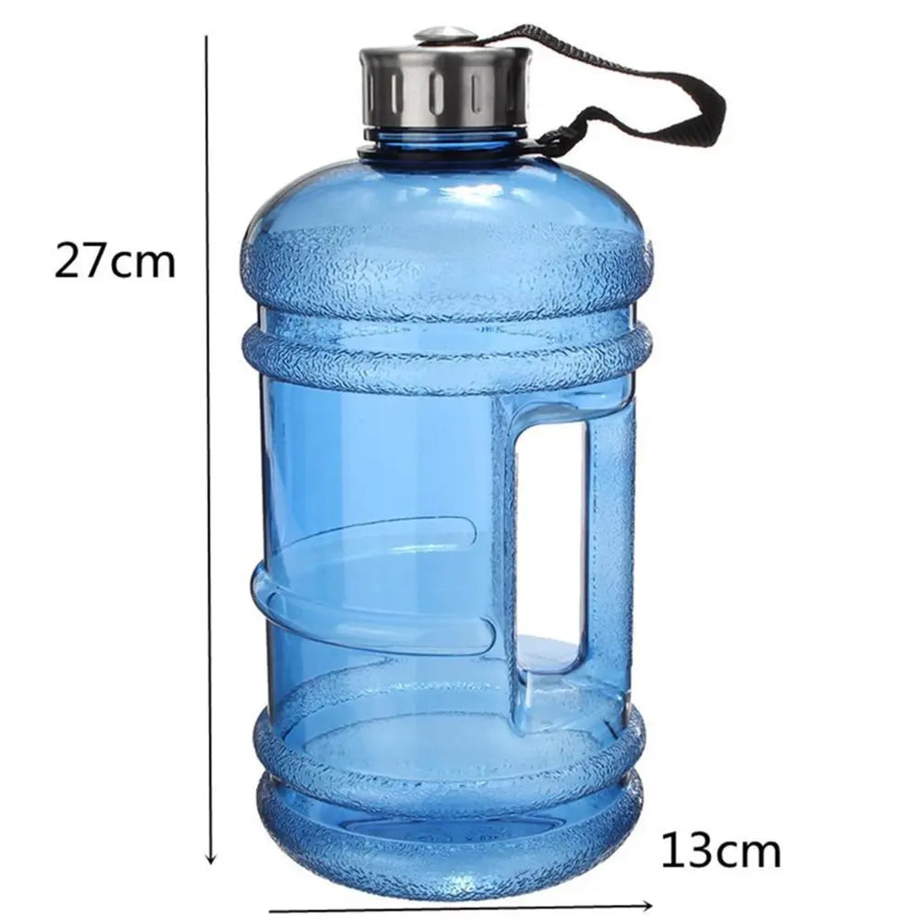 2-2L Large-Capacity Portable PETG Water Bottle with Handle - Perfect for Outdoor Sports, Gym Training, Workouts, and Shakes