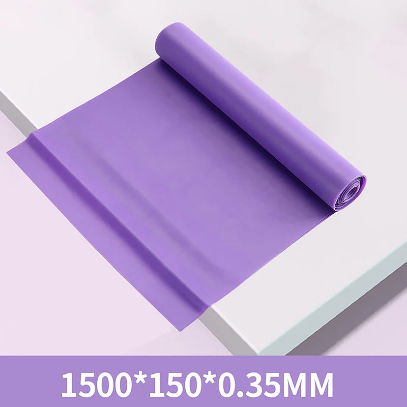 Portable Yoga Elastic Bands - Latex Pilates Strength and Resistance Bands