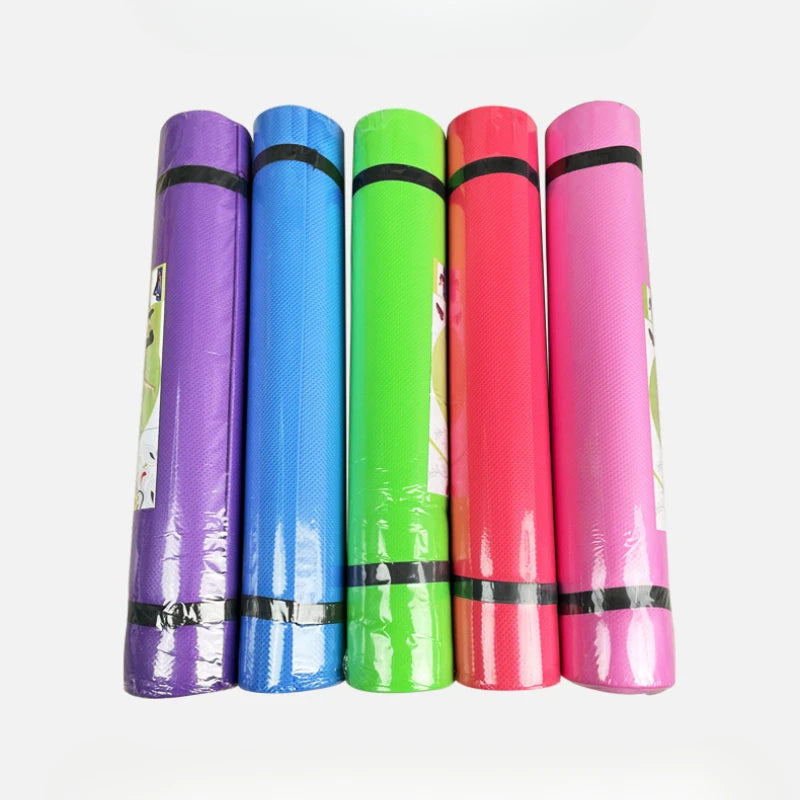 3MM-5MM Thick Anti-Skid Yoga Mat, EVA Comfort Foam, Ideal for Exercise, Yoga, Pilates, and Gymnastics