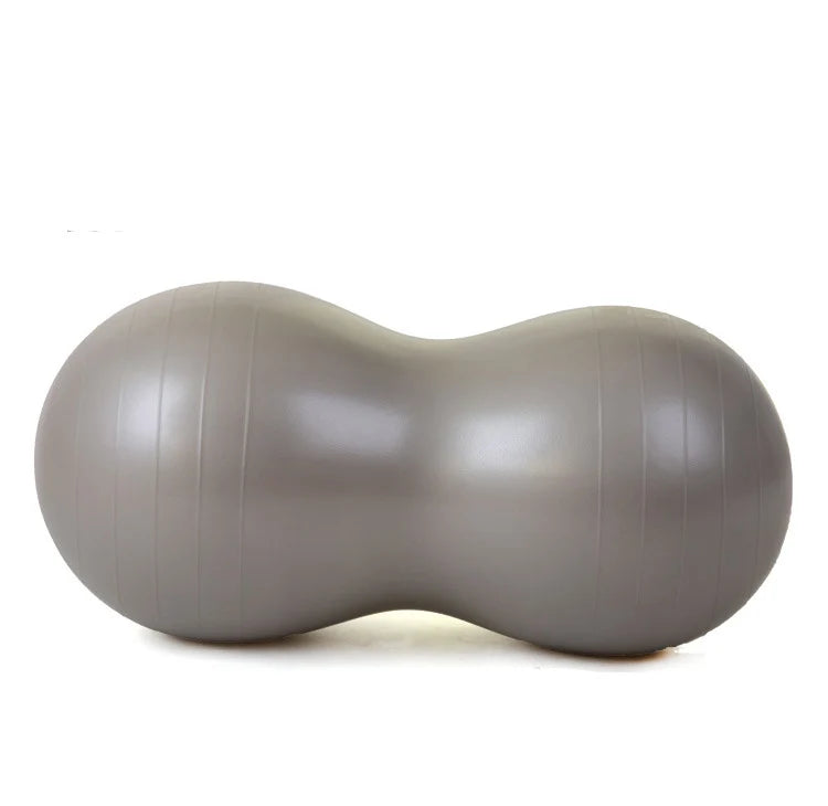Anti-Burst 90x45cm Peanut Yoga Ball - Fitness Equipment for Home Workouts, Sports, Gym, Yoga, and Pilates Training, Includes Pump