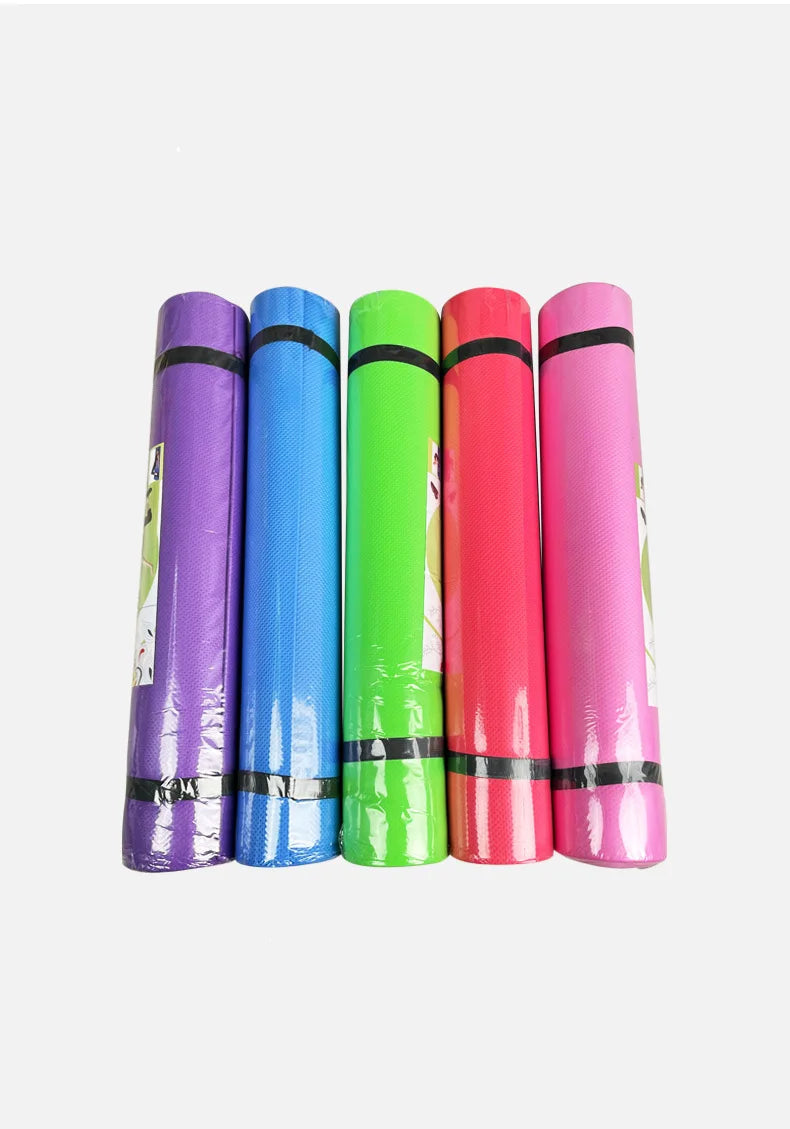 3MM-5MM Thick Anti-Skid Yoga Mat, EVA Comfort Foam, Ideal for Exercise, Yoga, Pilates, and Gymnastics